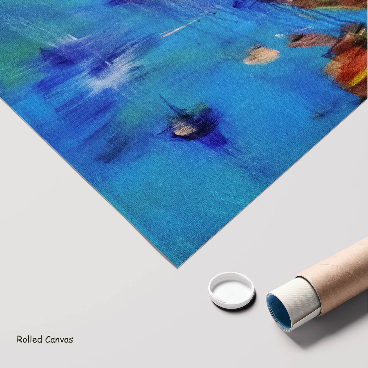 Summer Jiang — Missed Extra Large Abstract art as a rolled canvas print