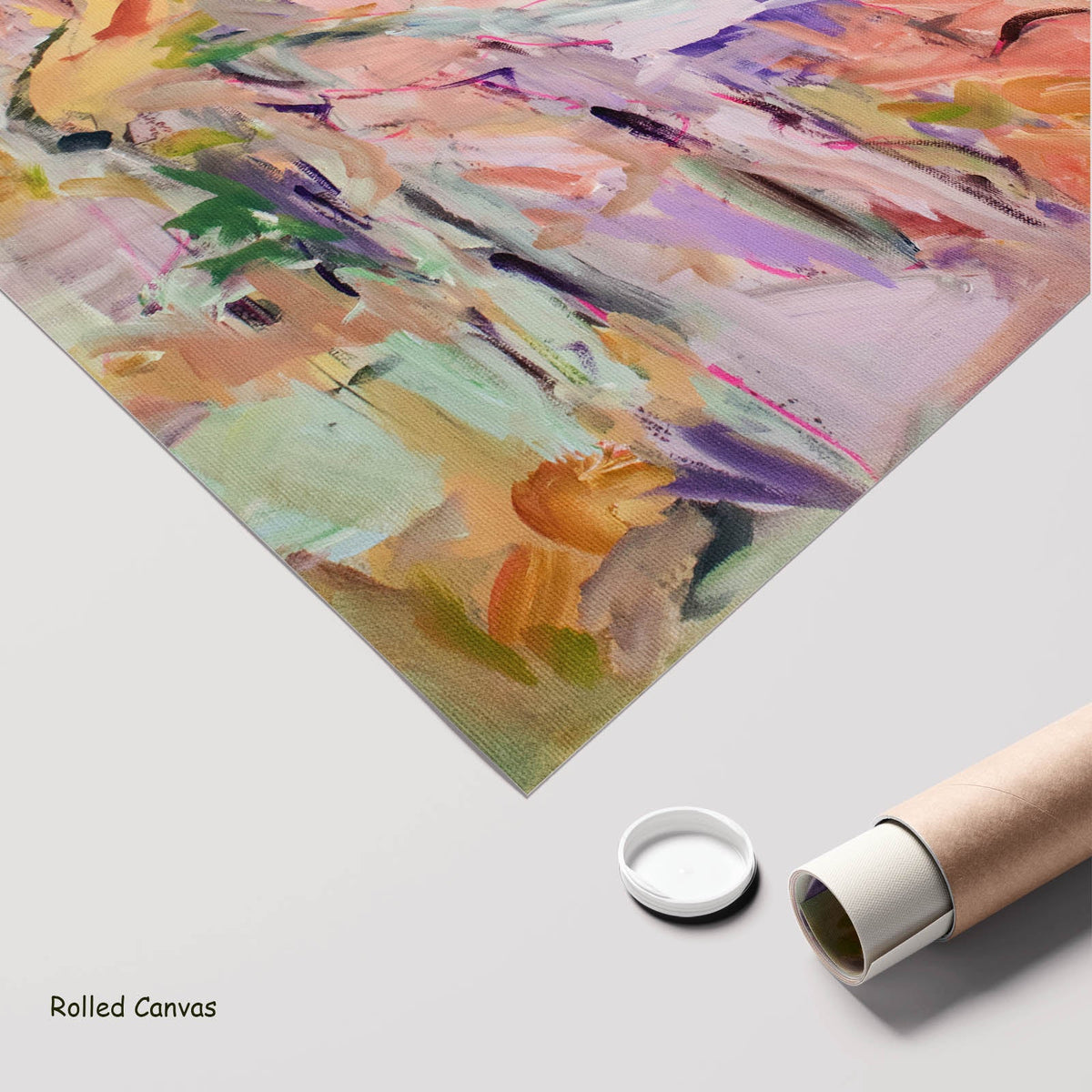 Summer Jiang — No Words Large Modern art as a rolled canvas print