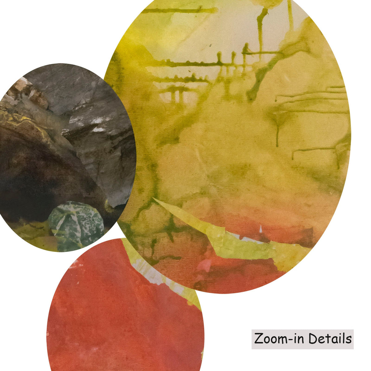 Summer Jiang — Path Becoming canvas — close-up of brushwork texture and surface