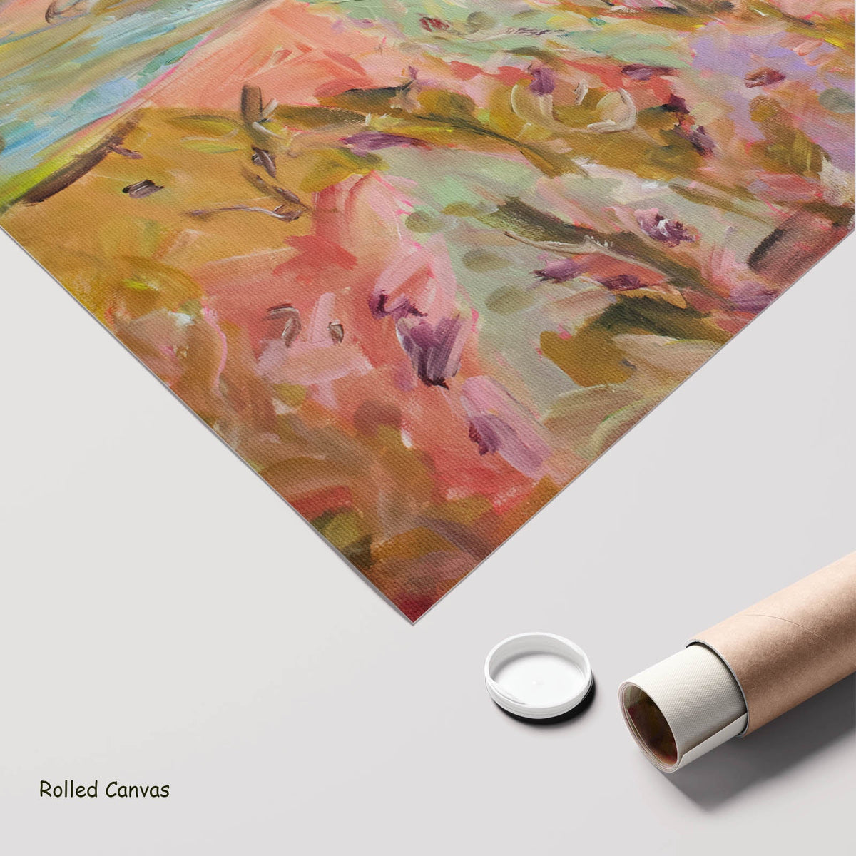 Summer Jiang — Quiet Grace Large Scale Abstract art as a rolled canvas print