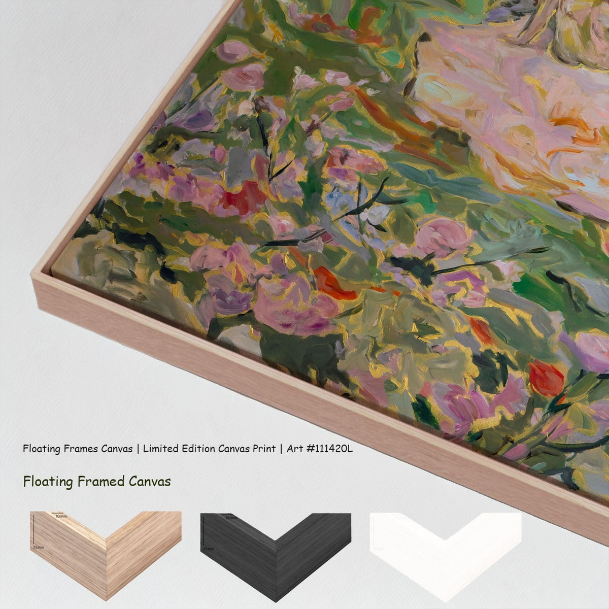 Summer Jiang — Stay Oversized canvas wall art with floating frame options