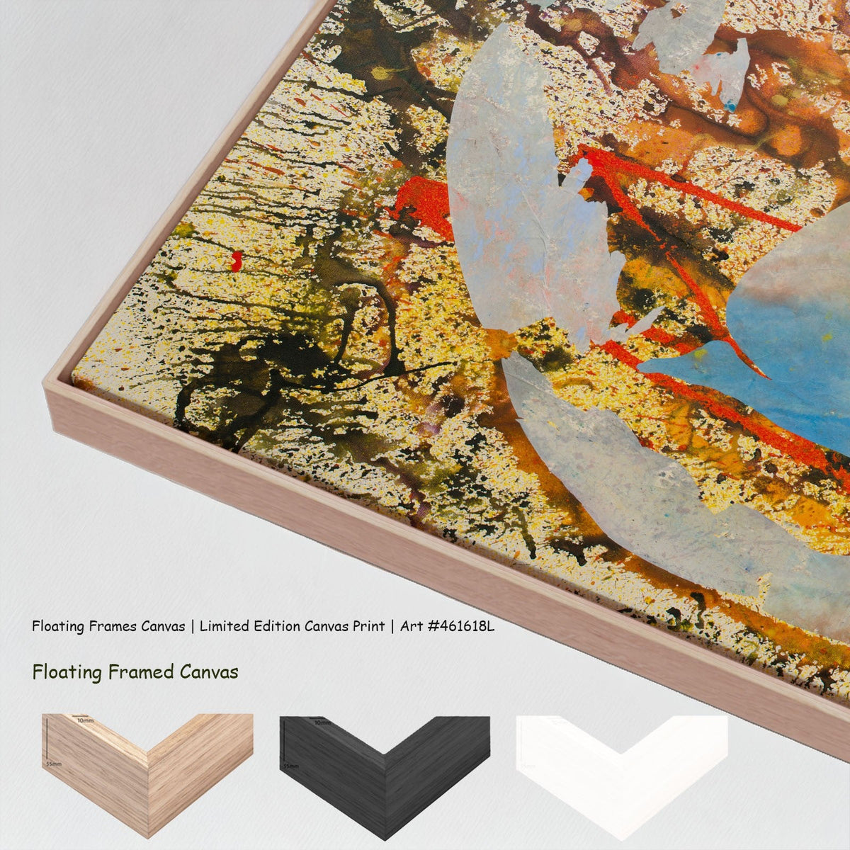 Summer Jiang — Surrender Extra Large canvas wall art with floating frame options