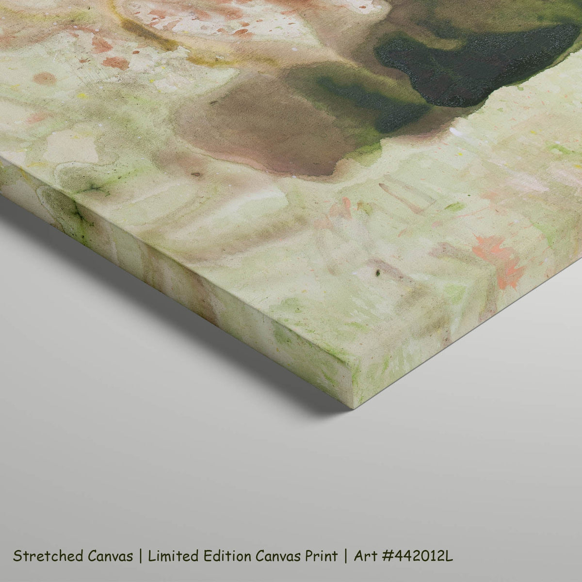 Summer Jiang — Swan's Whisper Large Scale Modern art on stretched canvas
