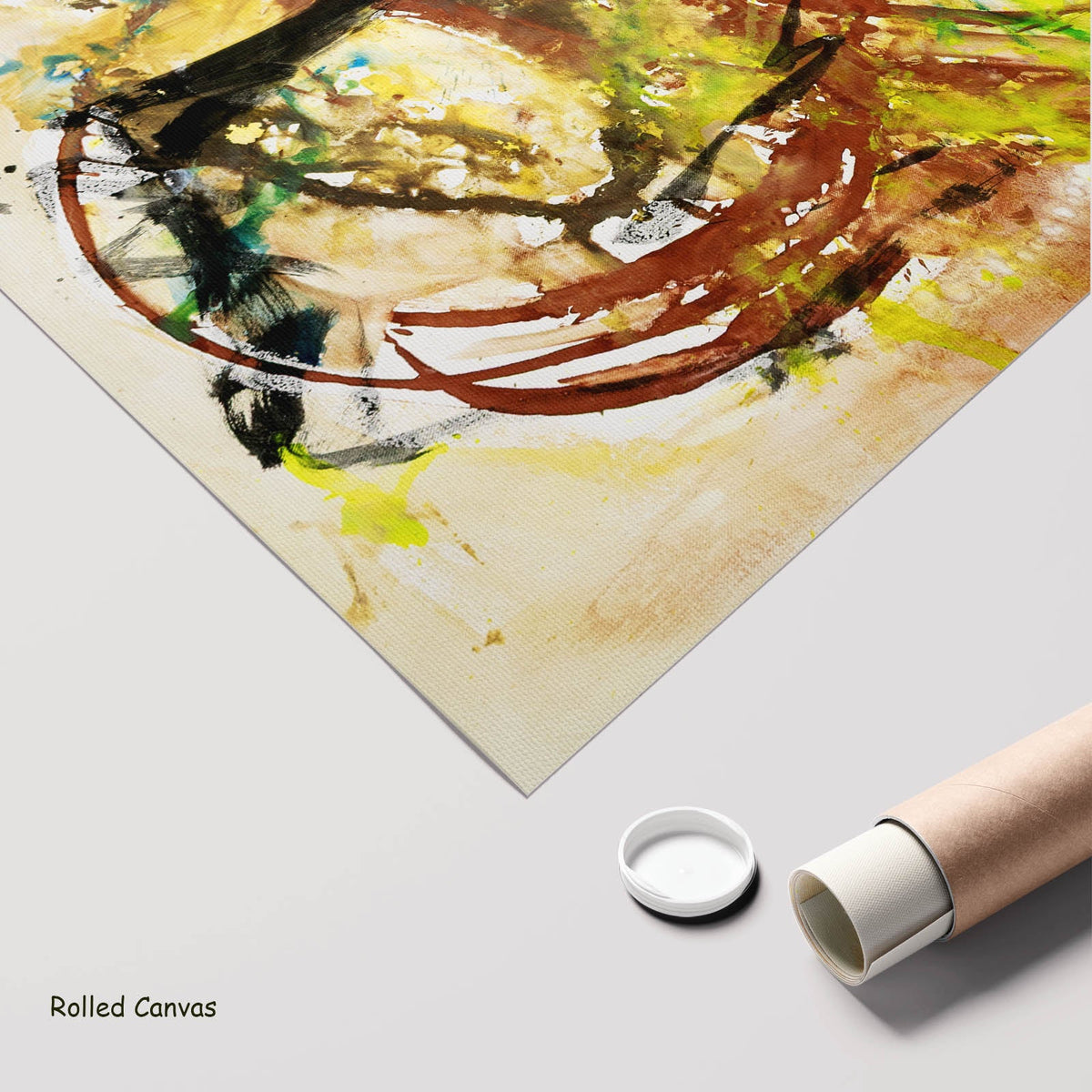 Summer Jiang — The Climb Large Modern art as a rolled canvas print