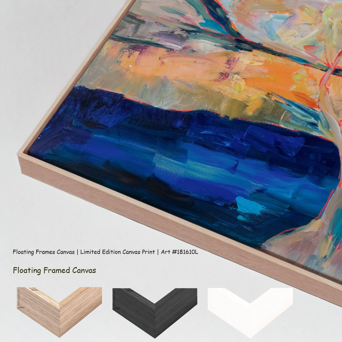Summer Jiang — The Pause Large canvas wall art with floating frame options