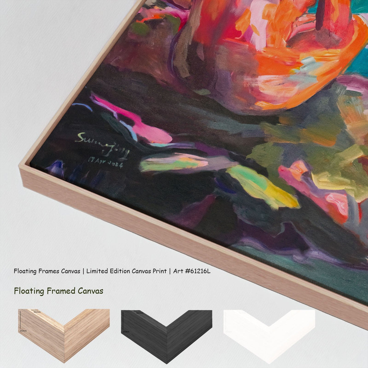 Summer Jiang — The Start of a Summer Extra Large canvas wall art with floating frame options