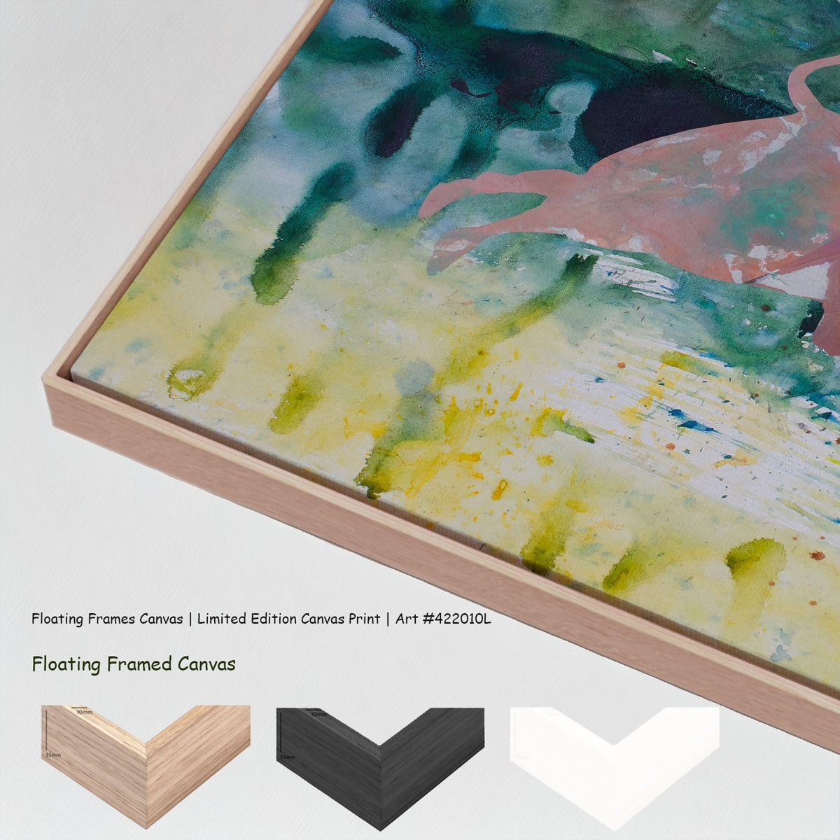 Summer Jiang — Unbreakable Large Scale canvas wall art with floating frame options