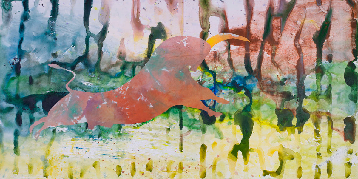 Unbreakable — Large Scale Abstract Landscape canvas wall art by Summer Jiang