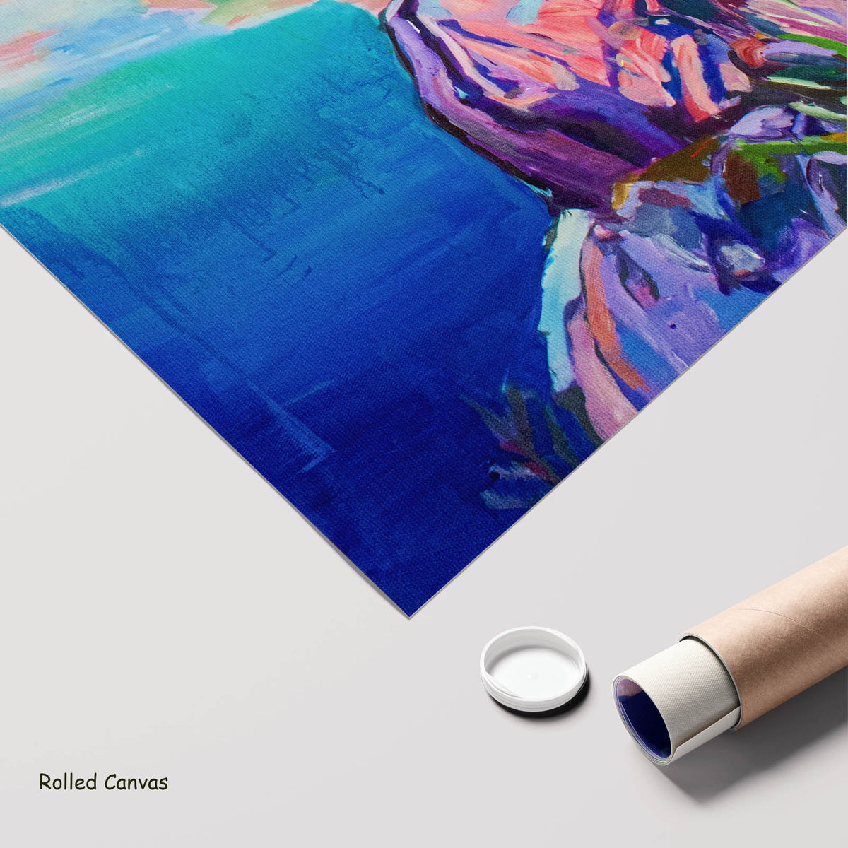Summer Jiang — Undecorated Large Abstract art as a rolled canvas print