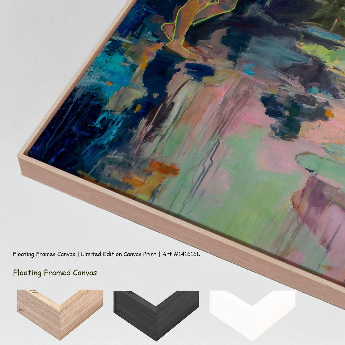Summer Jiang — We Exist Extra Large canvas wall art with floating frame options
