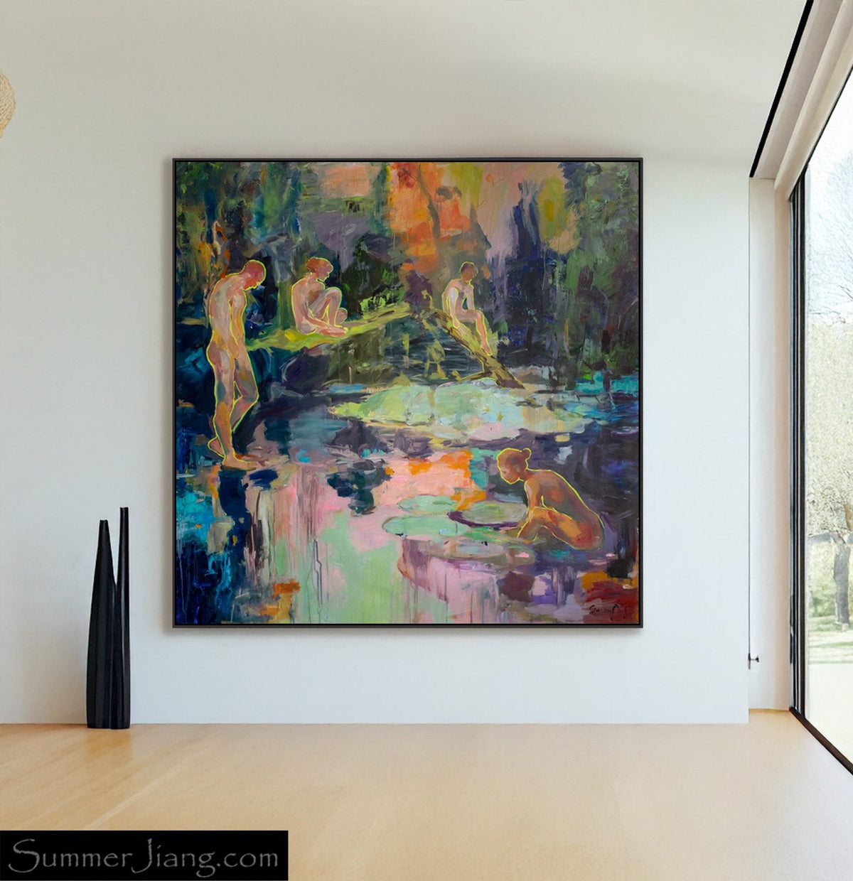 Summer Jiang — We Exist Modern canvas wall art (view 4)
