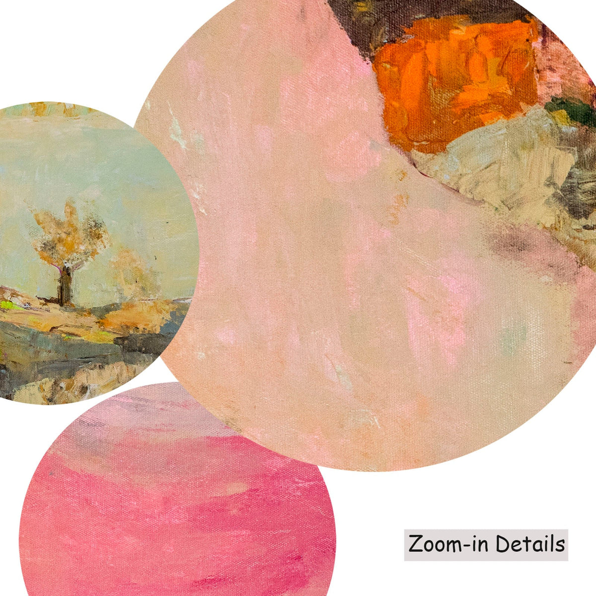 Summer Jiang — Wodonga canvas — close-up of brushwork texture and surface