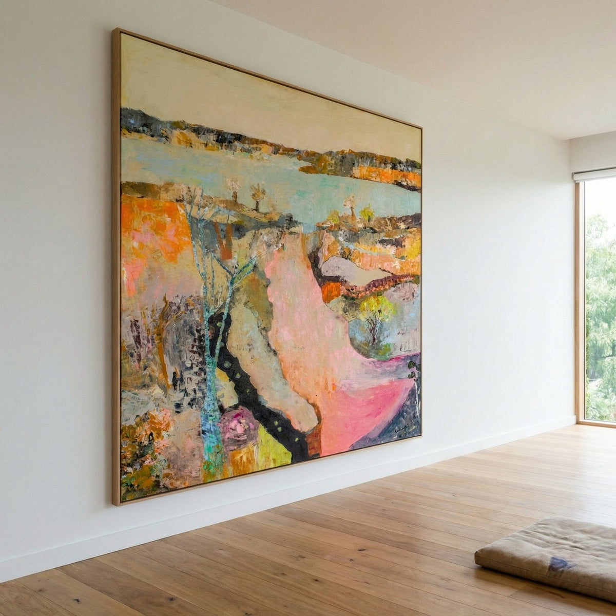 Wodonga | Limited Edition Large Abstract Landscape Canvas Wall Art