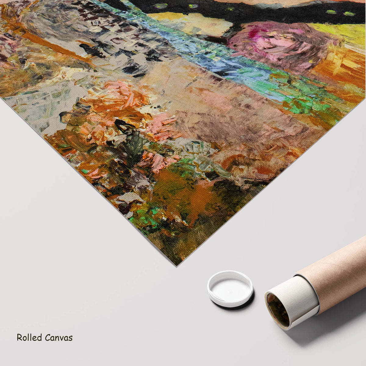 Summer Jiang — Wodonga Large Abstract art as a rolled canvas print