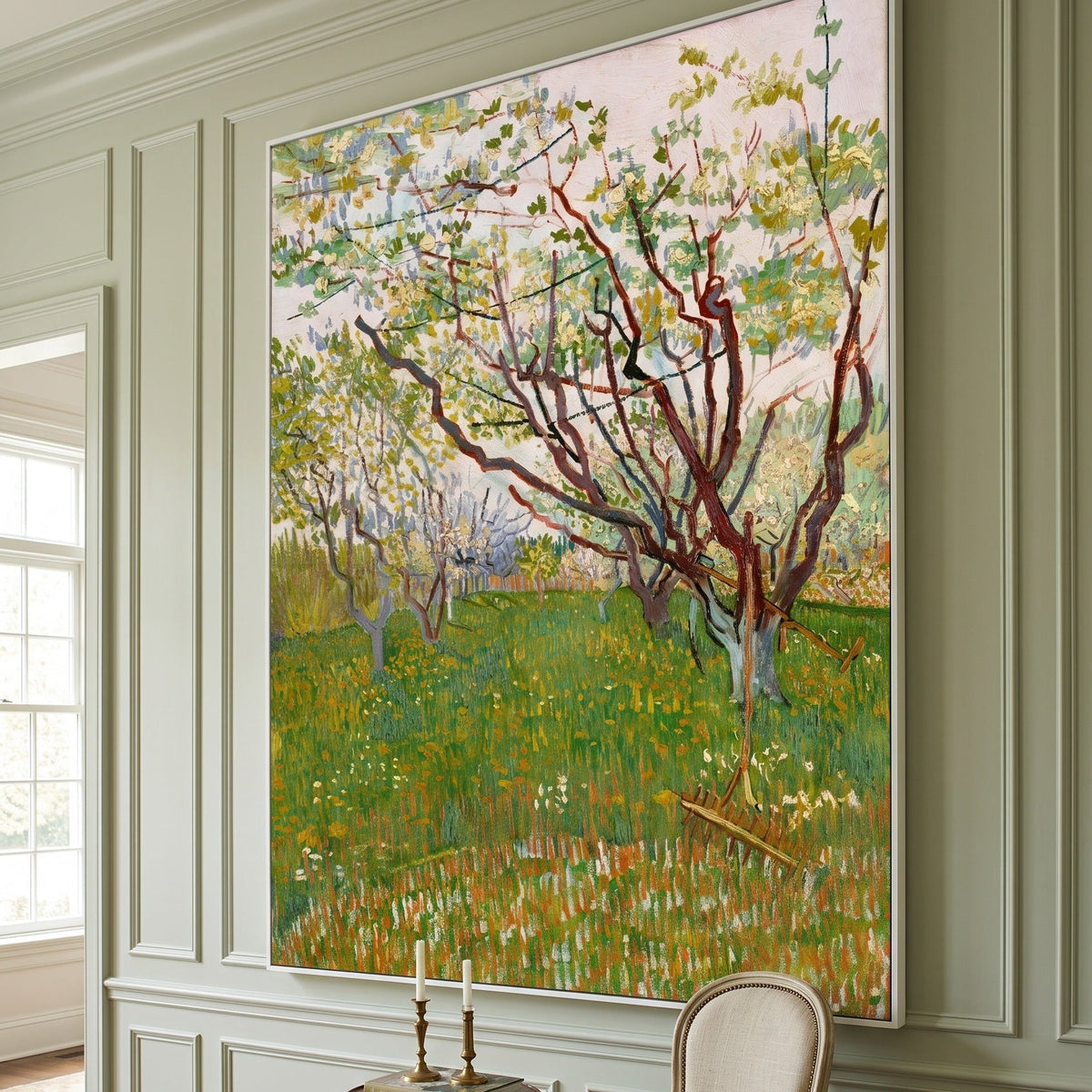 Vincent van Gogh | Extra Large Green Wall Art | The Flowering