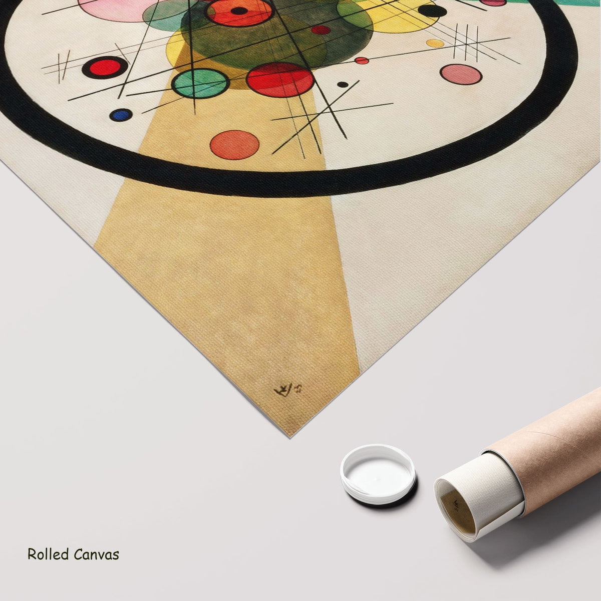 Wassily Kandinsky, Circles in a Circle — rolled canvas 6