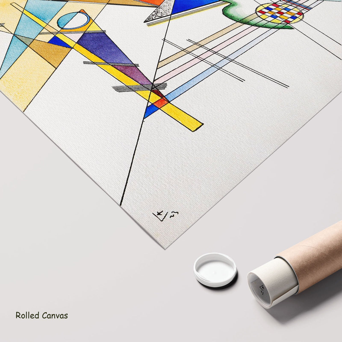 Wassily Kandinsky, Gewebe — rolled canvas 6
