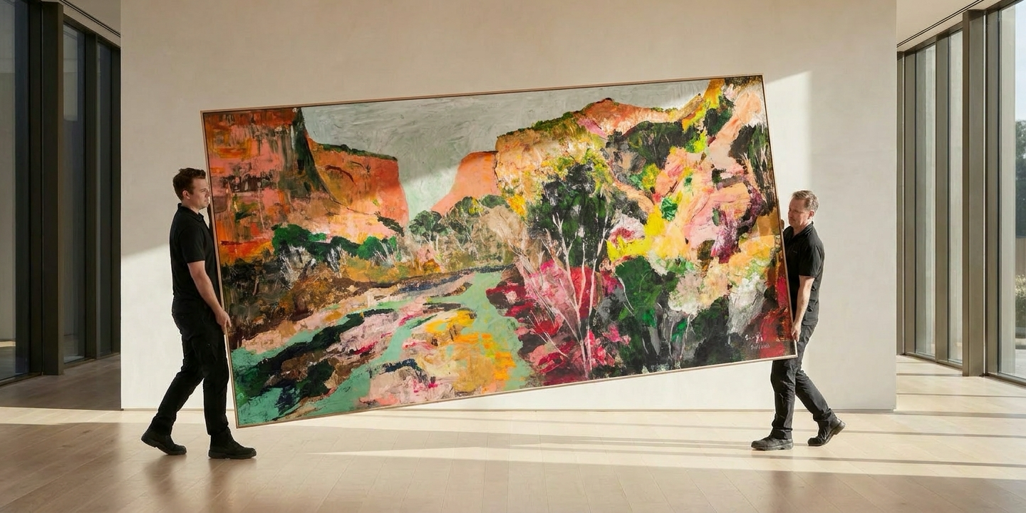 Print, Stretch & Frame Your Art — Oversize Custom Canvas 80–600 cm