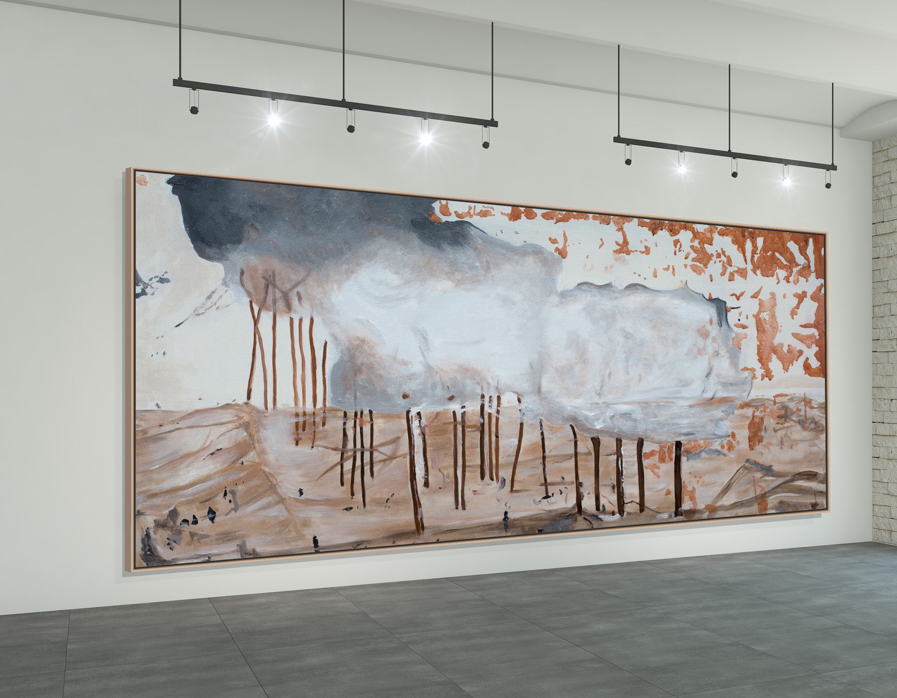 Contemporary abstract art | The World Lately | Mix media #456