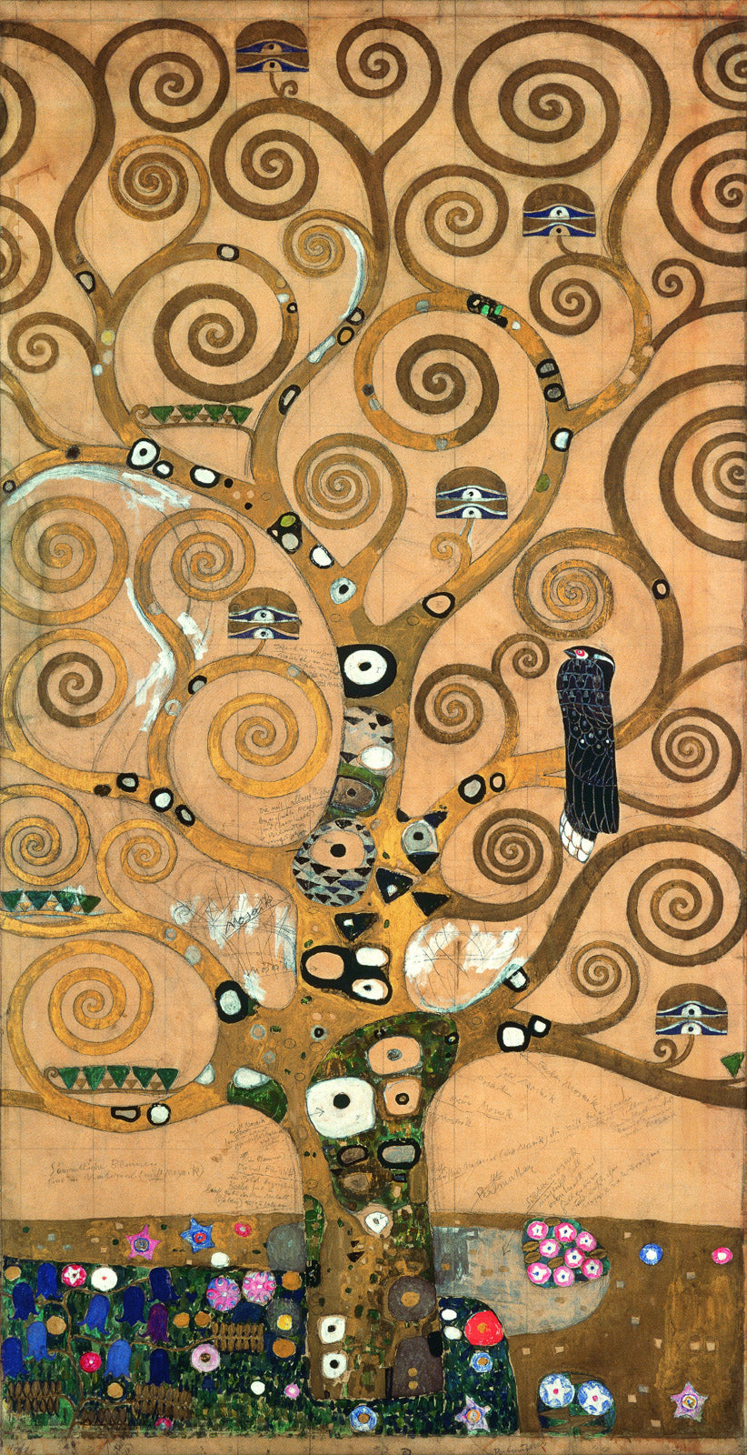 Gustav Klimt - The Tree of Life #2044