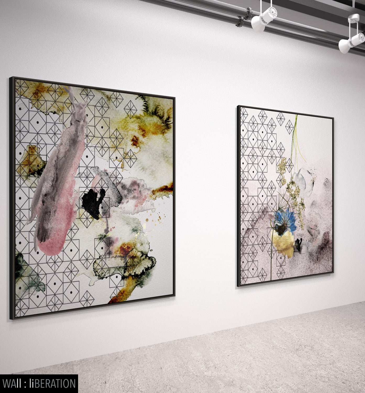 Abstract modern art print | The magical garden #270122