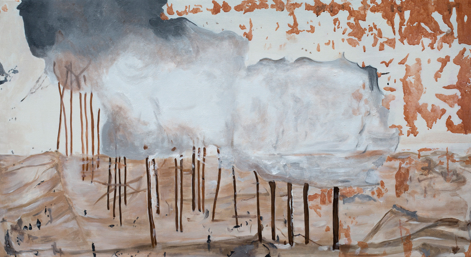 Contemporary abstract art | The World Lately | Mix media #456