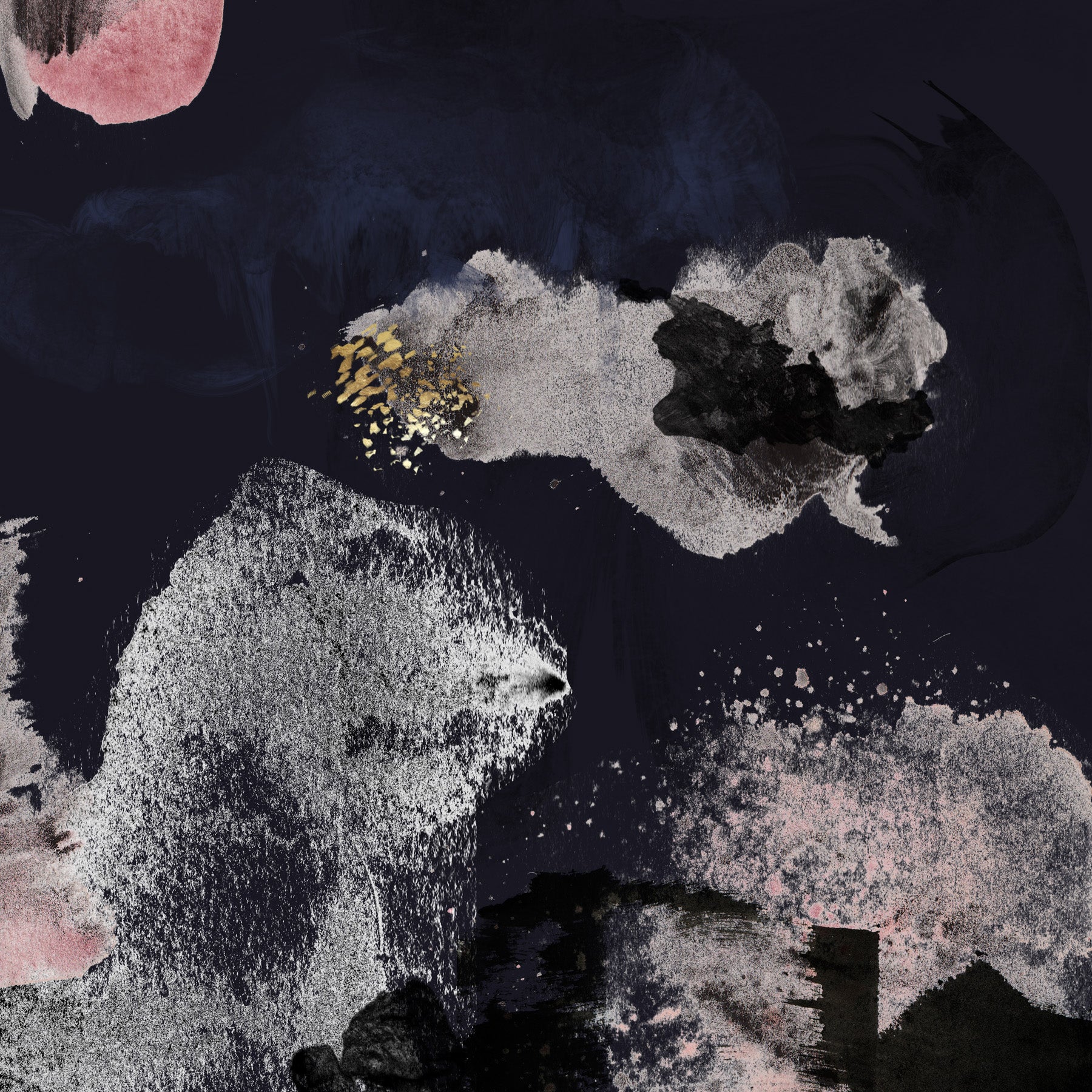 Abstract modern art print | Watercolor acrylic painting | The myth #530