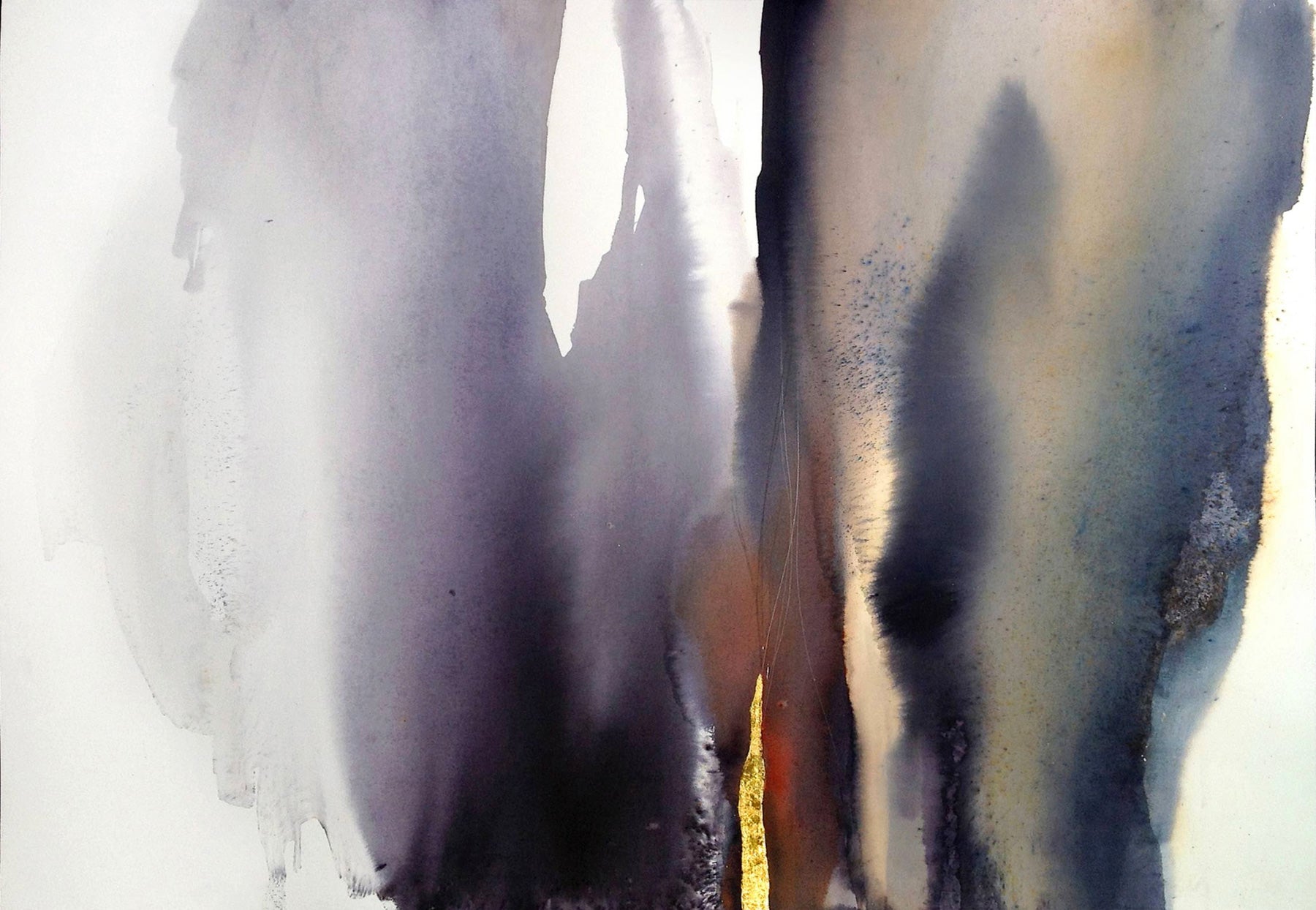 Acrylic watercolor art abstract prints matching se t| First Light | oversize canvas wall art #62A-B