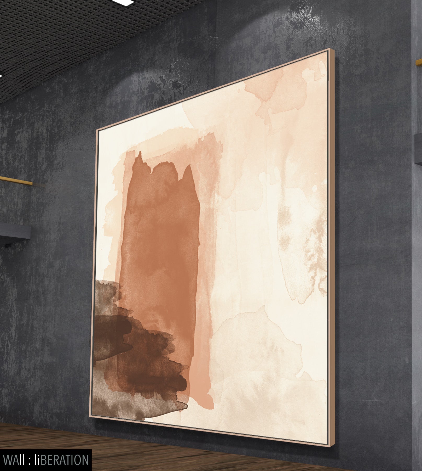 Abstract acrylic watercolor landscape |  Sunset #920