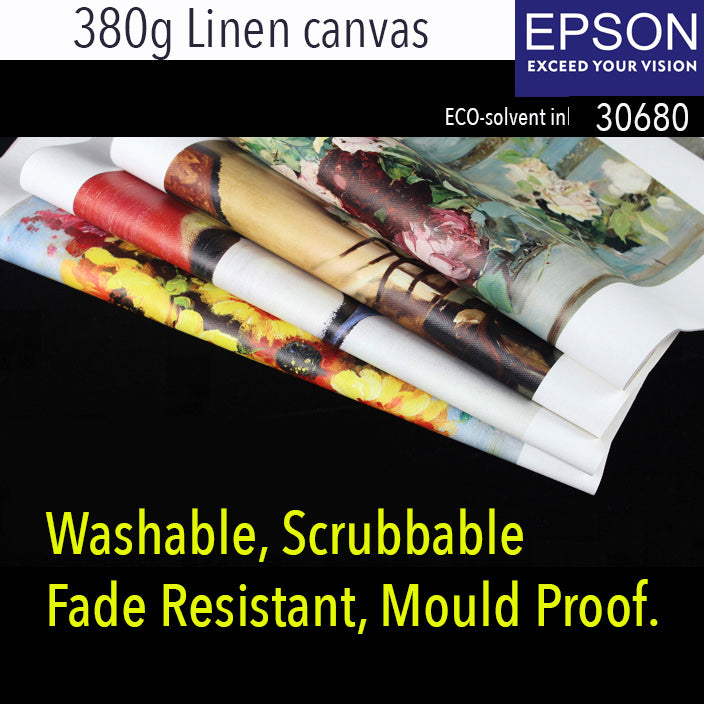 Prenium Canvas Print & Oak Frame Oversize Package -Custom Your Art- 100 to 300cm - Wall Liberation