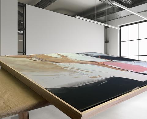 Prenium Canvas Print & Oak Frame Oversize Package -Custom Your Art- 100 to 300cm - Wall Liberation